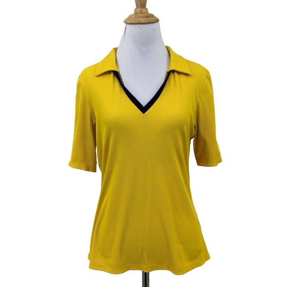 Foray Golf | Tops | Foray Golf V Neck Polo Womens M Medium Papaya ...
